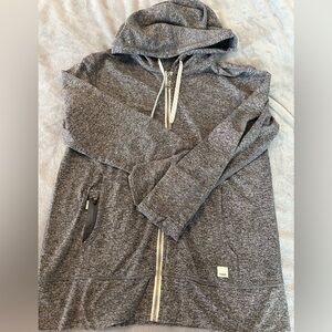 Vuori women’s performance Heather Gray hoodie S
